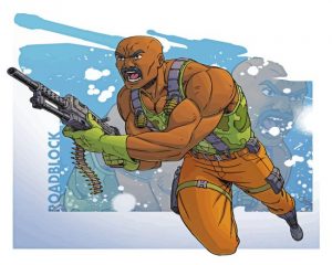 Roadblock GI Joe Paint By Numbers