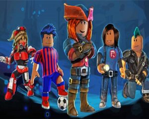 Roblox Characters Paint By Numbers
