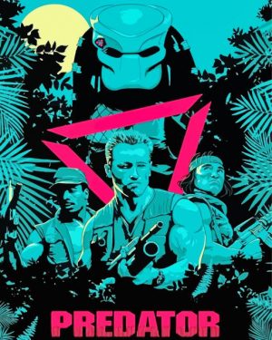 Arnold Predator Movie Paint By Numbers
