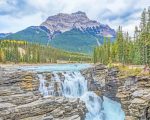 Athabasca Falls Landscape Paint By Numbers