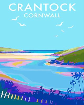 Crantock Illustration Paint By Numbers