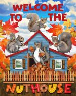 Nut House Fall Paint By Numbers