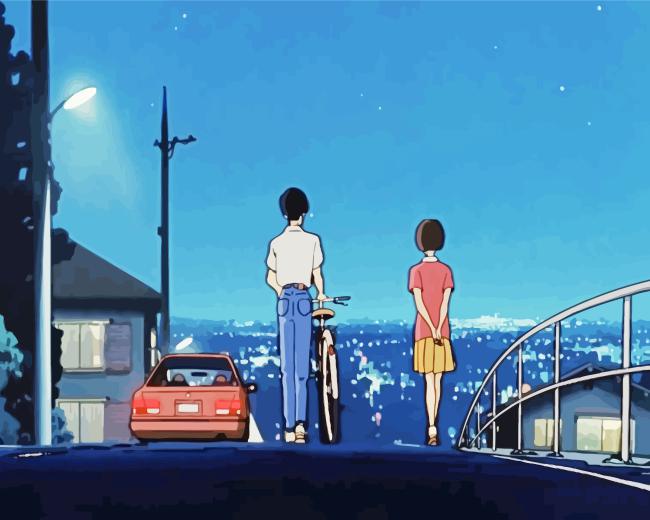 Shizuku And Seiji Walking Paint By Numbers