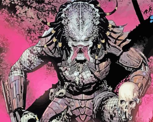 Yautja Predator Movie Paint By Numbers