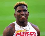 Tyreek Hill Football Player Paint By Numbers