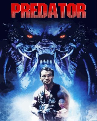 Predator Movie Poster Paint By Numbers