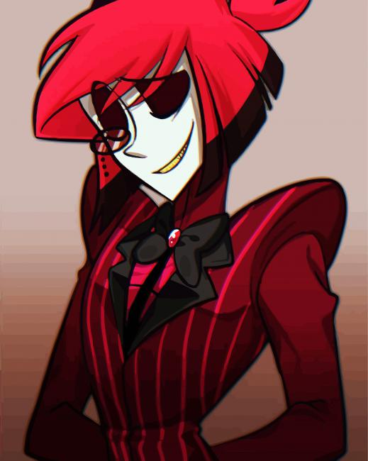 Alastor Hazbin Hotel Paint By Numbers