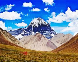 Kailash Mansarovar Paint By Numbers