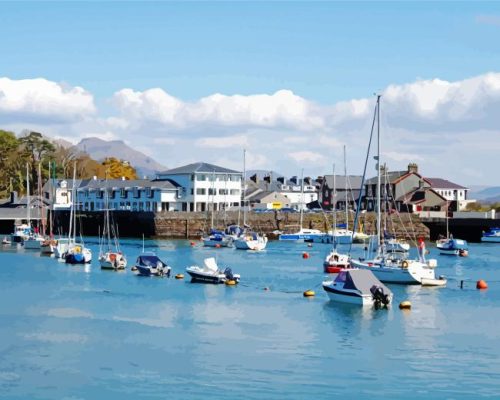 Porthmadog Wales Paint By Numbers 
