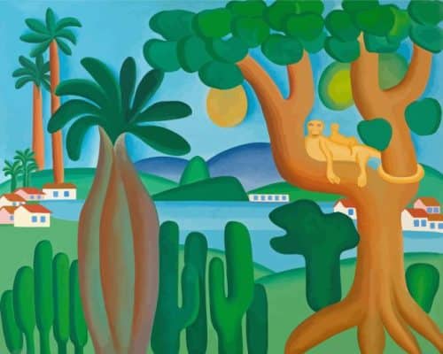 Postcard Tarsila Amaral Paint By Numbers