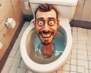 Skibidi Toilet Paint By Numbers