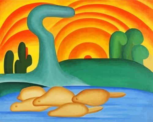 Tarsila Amaral Art Paint By Numbers