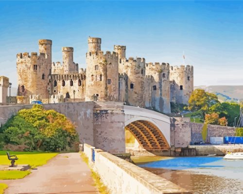 Conwy Castle Paint By Numbers