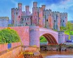 Conwy Castle Wales Paint By Numbers