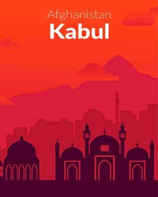 Afghanistan Poster Paint By Numbers