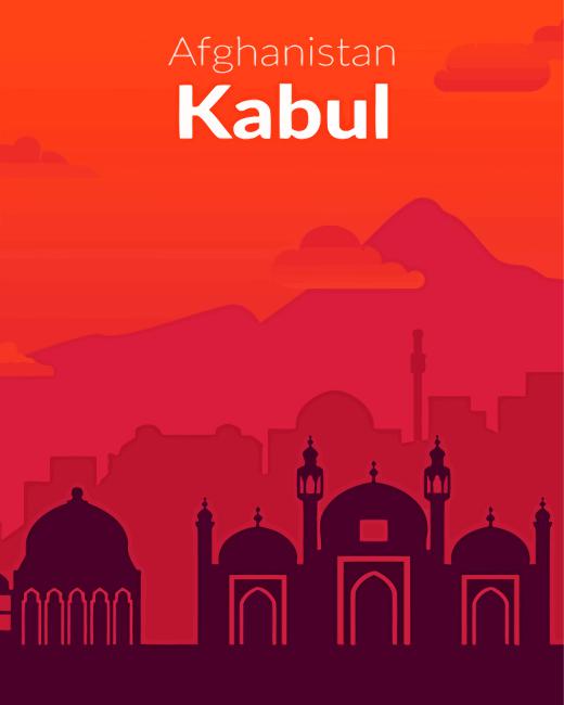 Afghanistan Poster Paint By Numbers