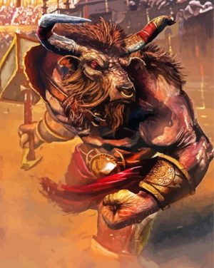 Minotaur Paint By Numbers