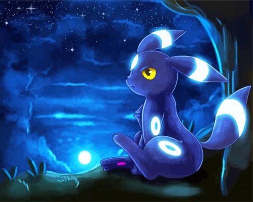 Nightfall Umbreon Paint By Numbers 