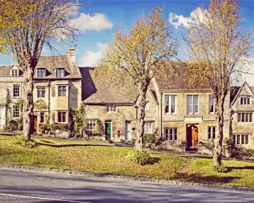 Oxfordshire Landscape Paint By Numbers 