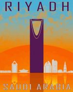 Riyadh Saudi Arabia Poster Paint By Numbers