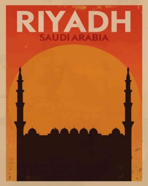 Riyadh Poster Paint By Numbers