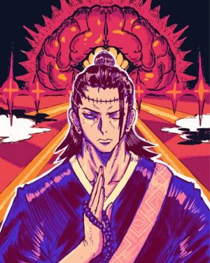 Suguru Geto Paint By Numbers art