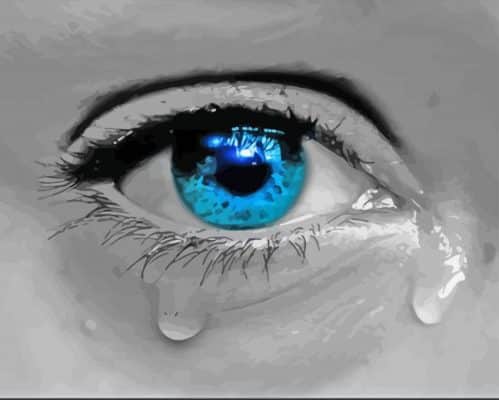 Crying Eye Paint By Numbers