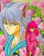 Kurama Yu Yu Hakusho Paint By Numbers art