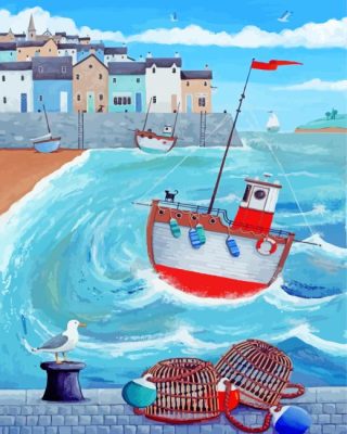 Coastal Harmony Paint By Numbers