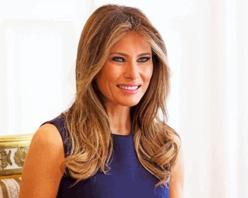 Melania Trump Paint By Numbers