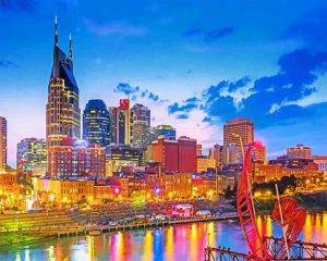 Nashville Tennessee Paint By Numbers art
