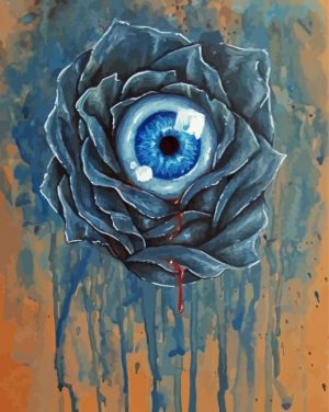 Weird Rose Eye Paint By Number
