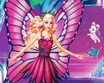 Cute Barbie Mariposa Paint By Numbers