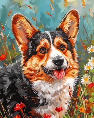 Corgi Art Paint By Number
