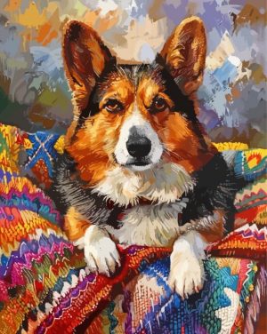 Aesthetic Corgi Dog Paint By Number