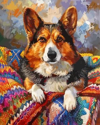 Aesthetic Corgi Dog Paint By Number