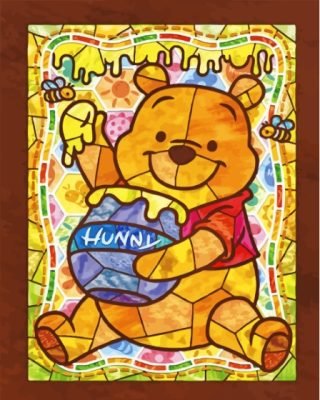 Disney Pooh Bear Paint By Number