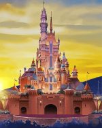 Disneyland Castle Hong Kong Paint By Number