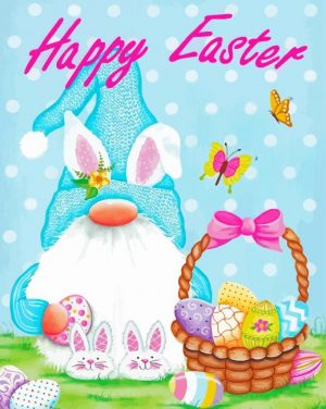 Easter Gnome Paint By Number