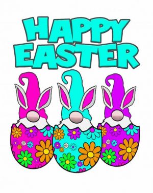 Easter Gnomes Paint By Number