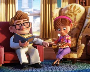 Ellie And Carl Up Movie Paint By Number
