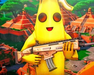 Fortnite Banana Warrior Paint By Number