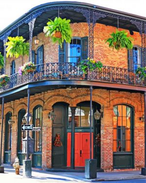 French Quarter New Orleans Paint By Number