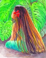 Hawaiian Girl Paint By Number