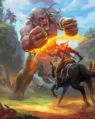 Mad cyclops giant paint by numbers