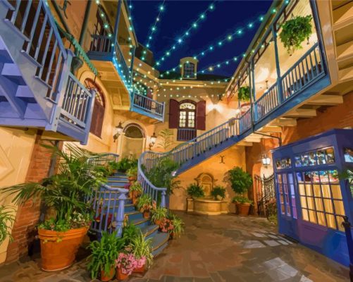 New Orleans Square Paint By Number