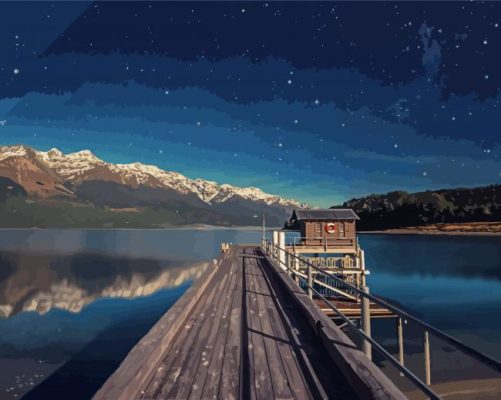 Queenstown Lake Paint By Number