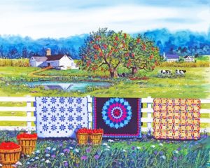 Quilt Laundry Paint By Number