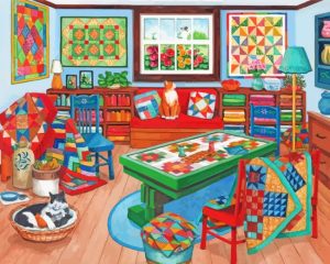 Quilting Room Paint By Number
