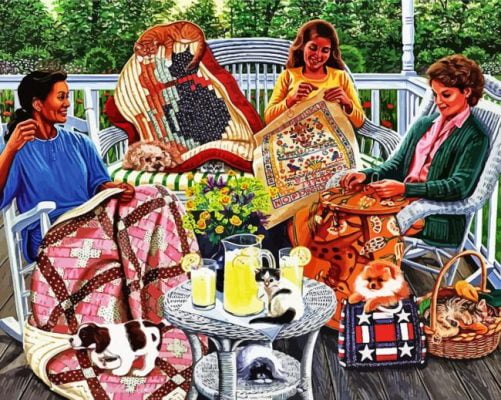 Sisters Quilting Paint By Number